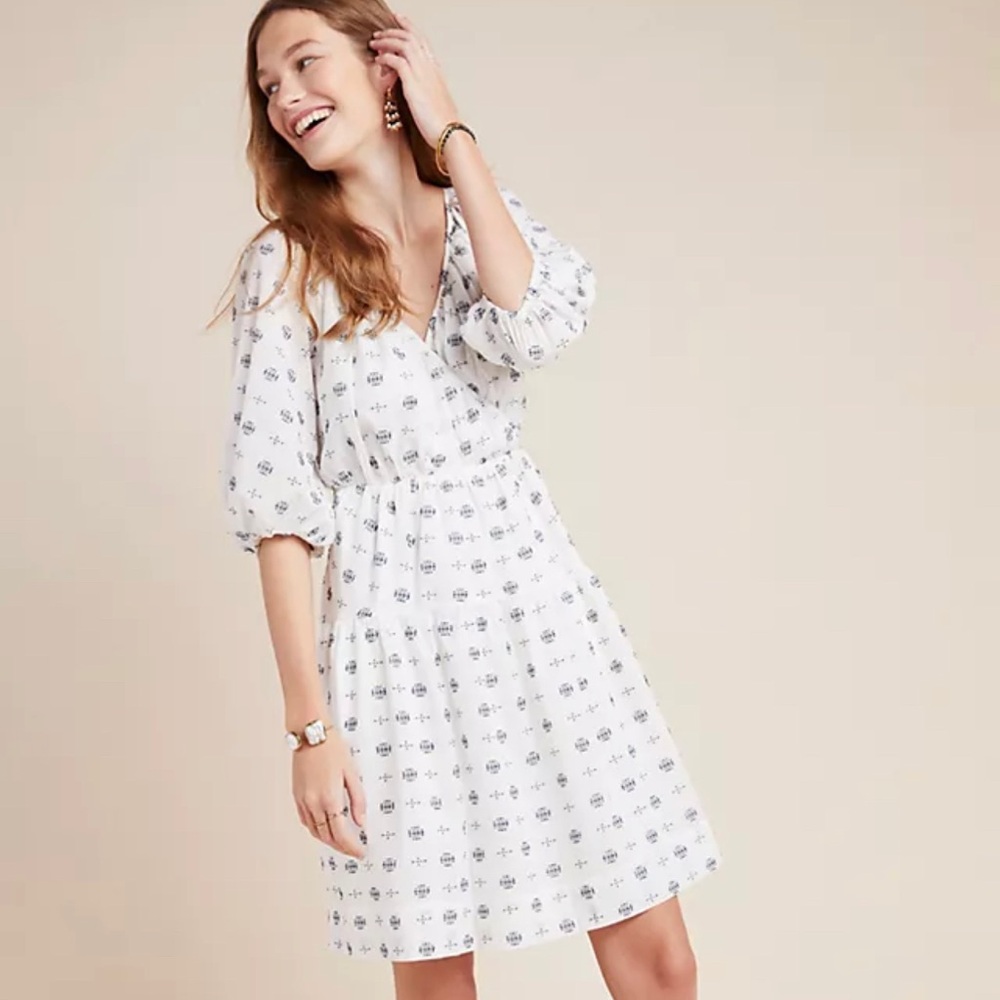 Anthropology plus size dress